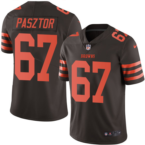 Youth Limited Austin Pasztor Nike Jersey Brown - #67 Rush NFL Cleveland Browns